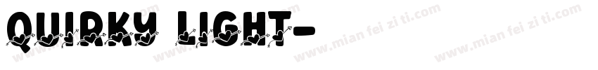 Quirky Light字体转换